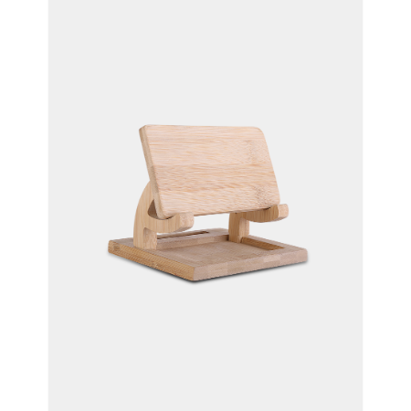 Wireless Lounge — Bamboo Desktop Organizer