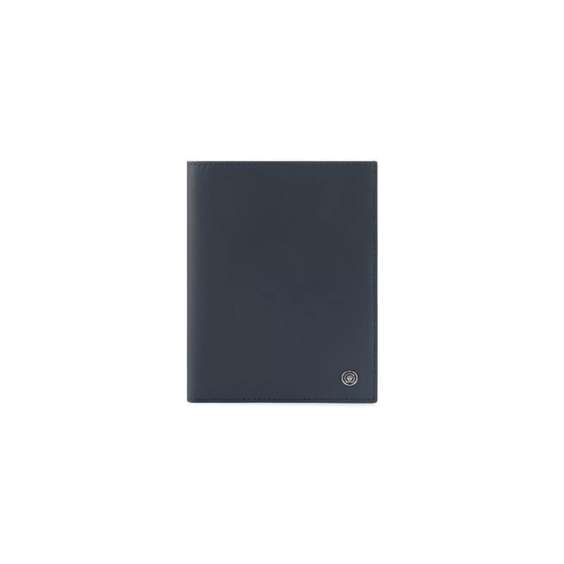 CROSS Soft Grain Leather 9CC Passport Travel Wallet - Navy Blue