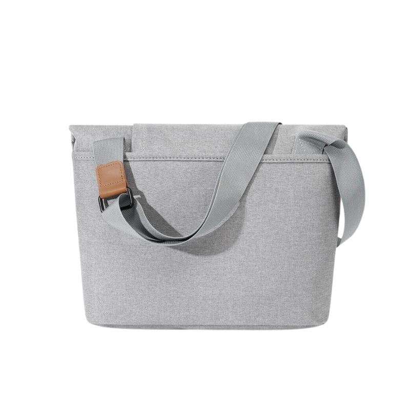 LORETTO - SANTHOME 2-in-1 Messenger & Tote Bag - Light Grey