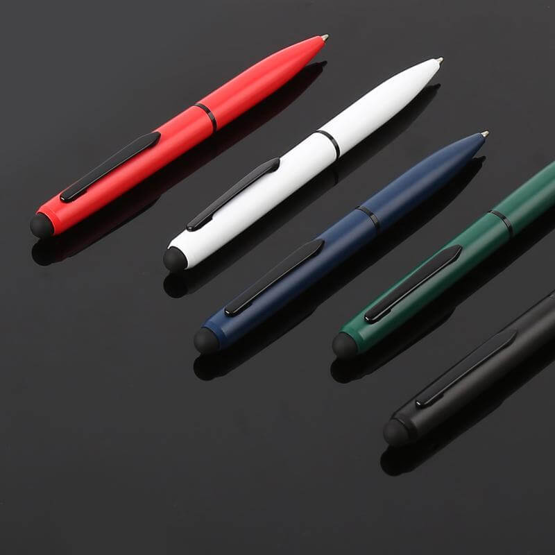 SVEN - Metal Ballpoint Pen with Stylus - Blue