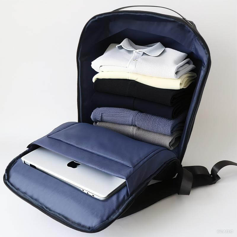 HALIFAX - Santhome Deluxe 15.6" Laptop Backpack - Black