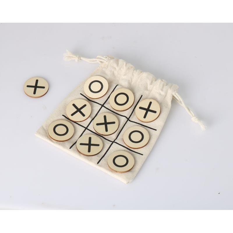 STRESA - eco-neutral Wood Tic Tac Toe Game set