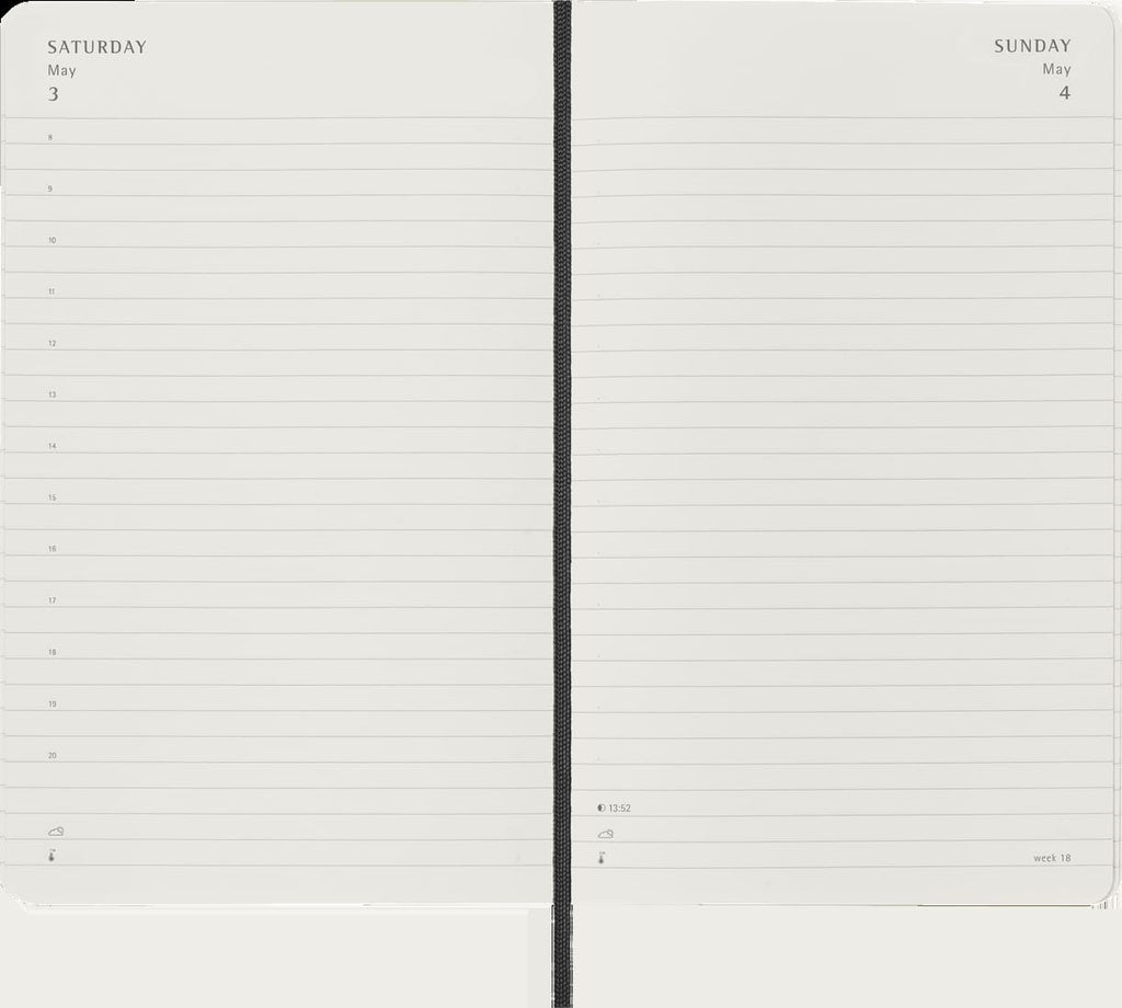 Moleskine 2025 Daily 12M Planner - Soft Cover - Large