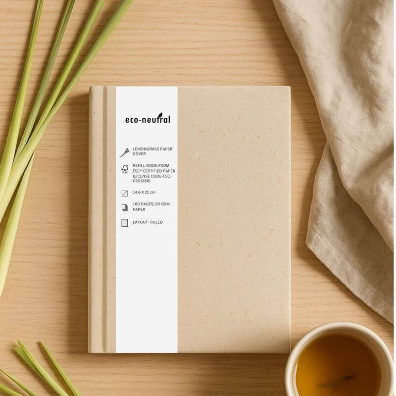 KEILA - eco-neutral TEA Cover A5 Notebook