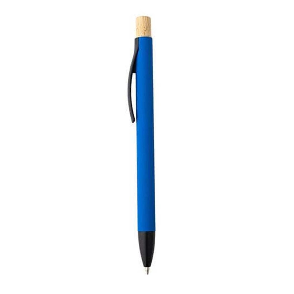 BOLT - Aluminium Push Action Ballpen - Medium Blue
