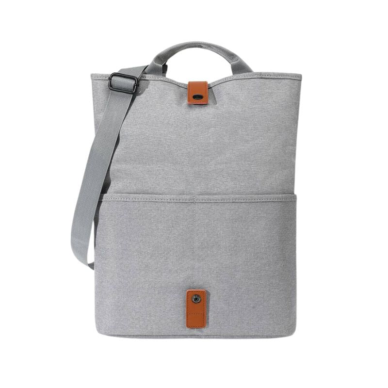 LORETTO - SANTHOME 2-in-1 Messenger & Tote Bag - Light Grey