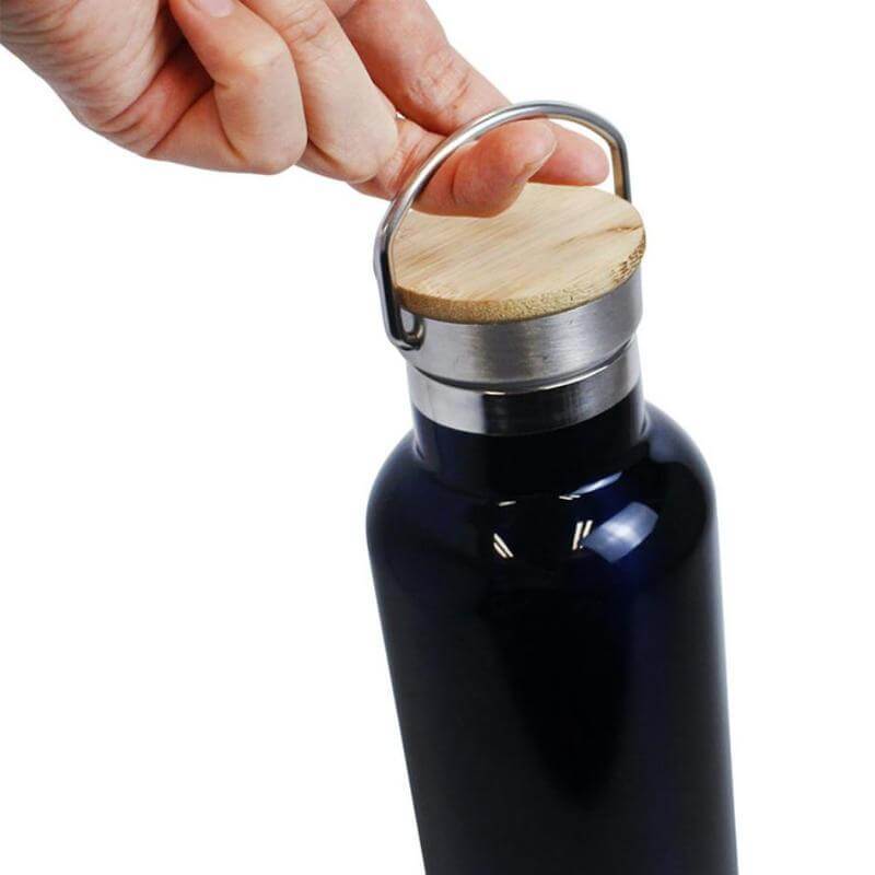 ALMERIA - Giftology Double Wall Stainless Steel Bottle 500ml - Black