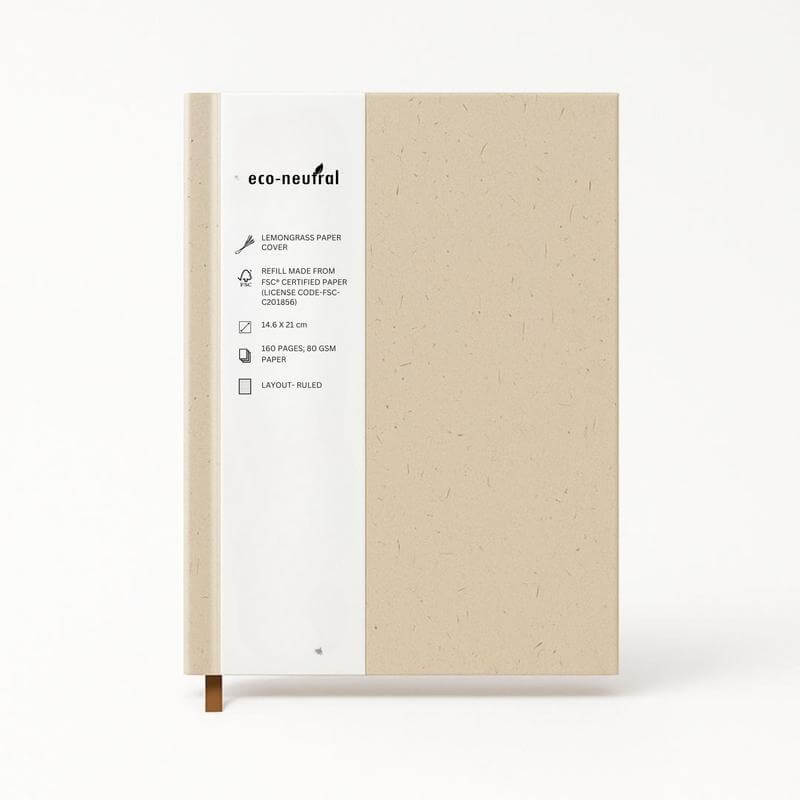 KEILA - eco-neutral TEA Cover A5 Notebook