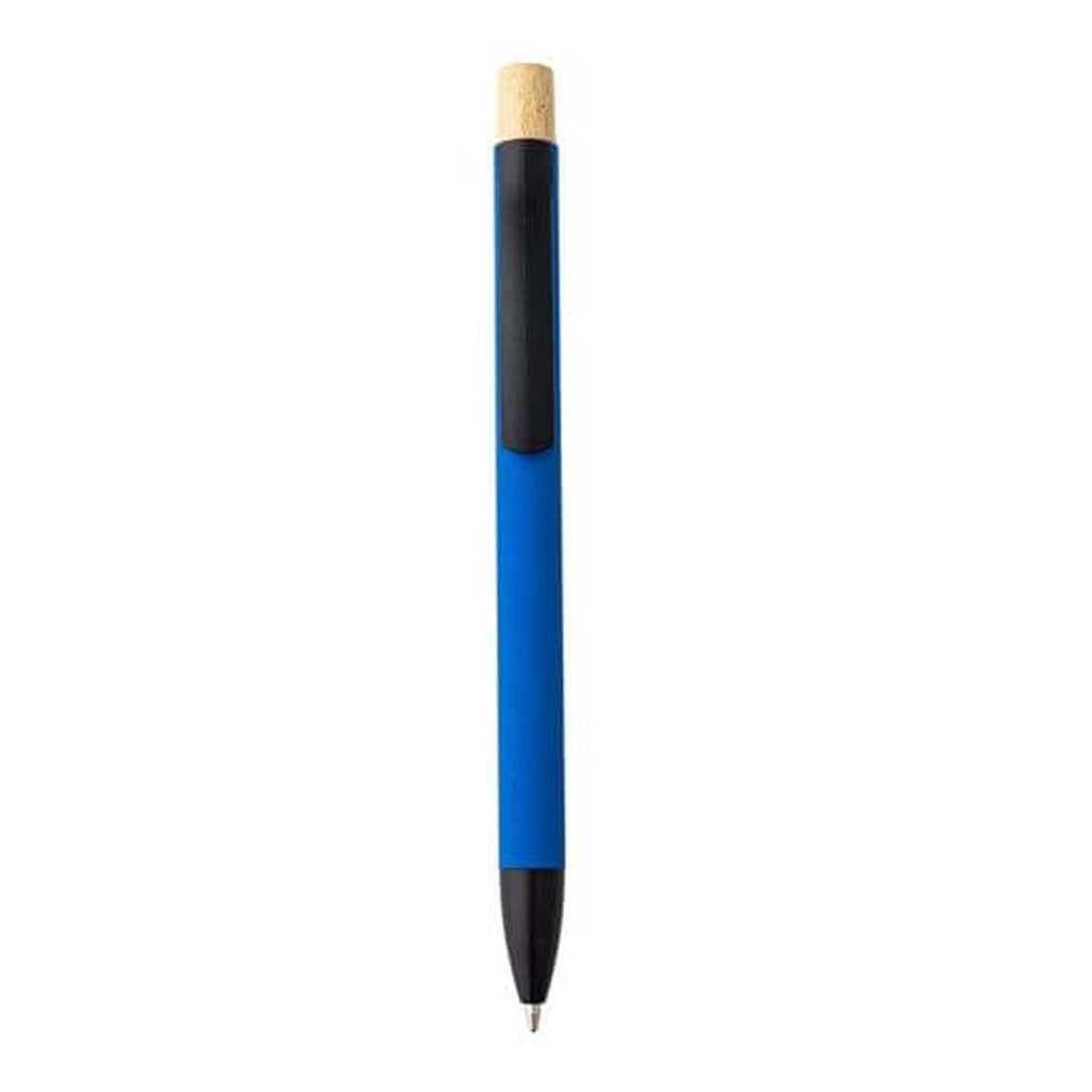 BOLT - Aluminium Push Action Ballpen - Medium Blue