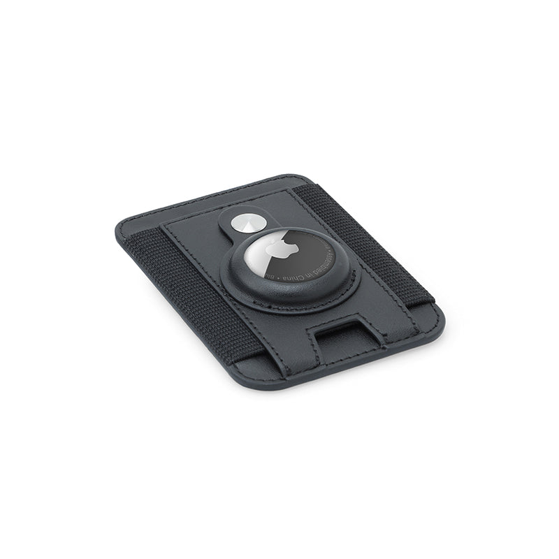 MARZ - Santhome® Magnetic Phone Cardholder with Santhome Tag Pocket - Black