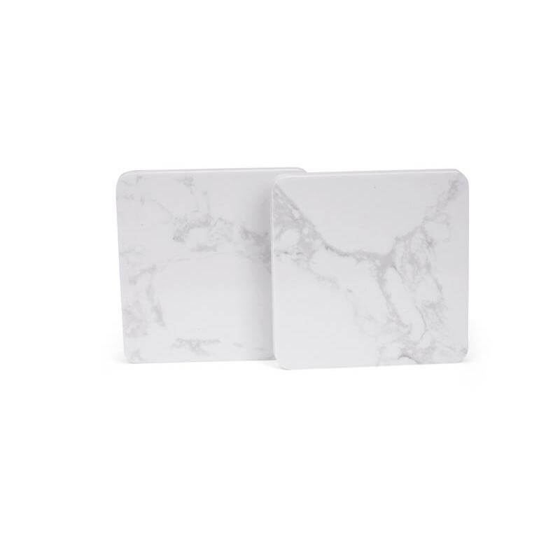 CARRARA - Giftology Set of 2 Marble Coasters
