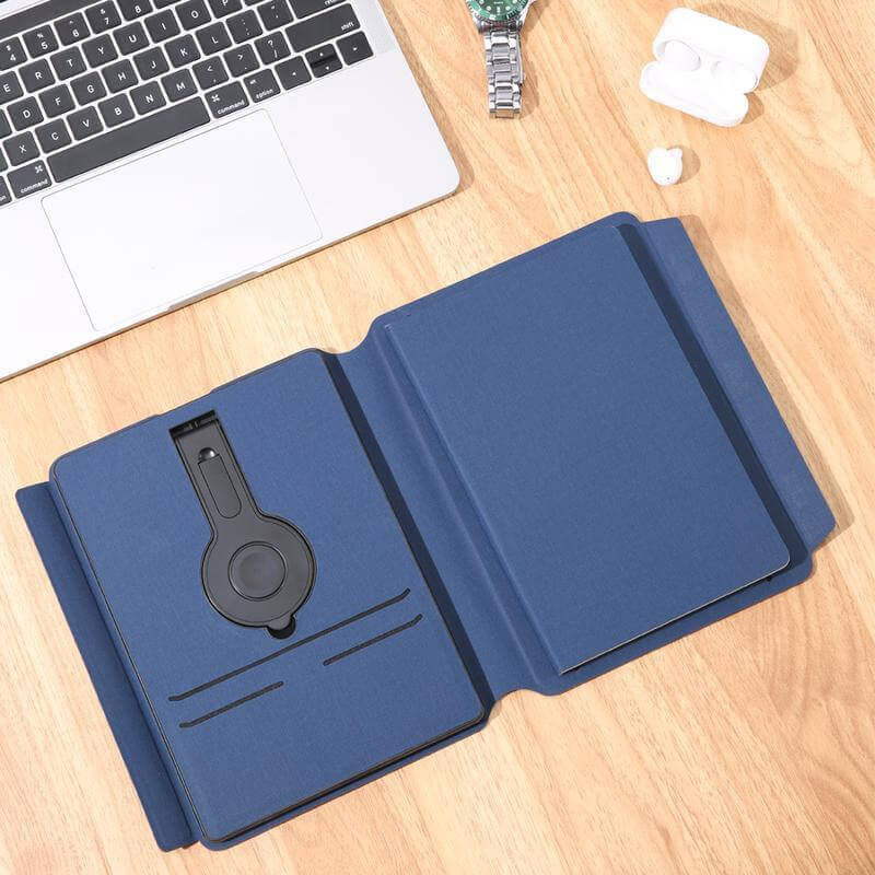 ONEX - CHANGE ZERO Recycled 10000mAh 15W MagSafe Wireless A5 Organizer 32GB - Navy Blue