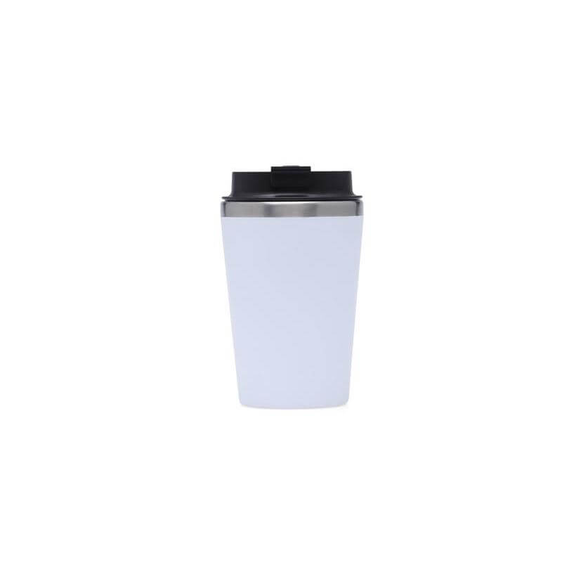 MOSS - Giftology Steel/PP Double Wall Tumbler - 350ml - White
