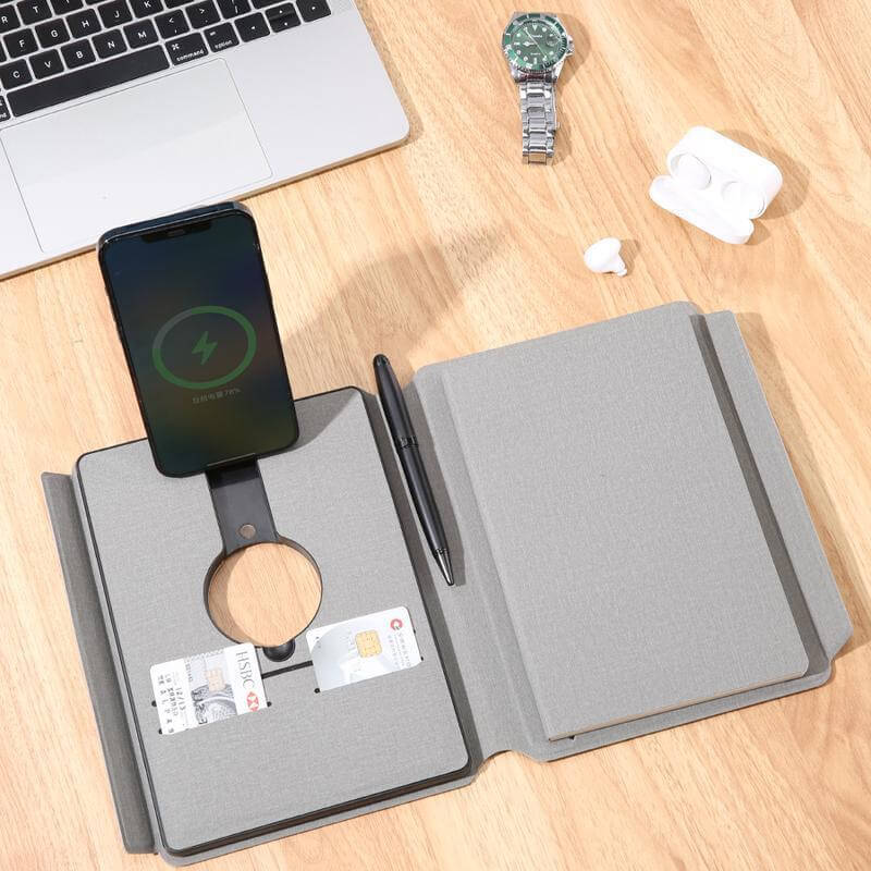 ONEX - CHANGE ZERO Recycled 10000mAh 15W MagSafe Wireless A5 Organizer 32GB - Grey