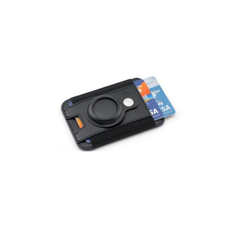 MARZ - Santhome® Magnetic Phone Cardholder with Santhome Tag Pocket - Black