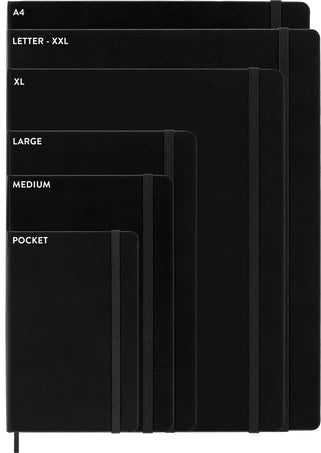 Moleskine Classic Large Ruled Hard Cover Notebook - White