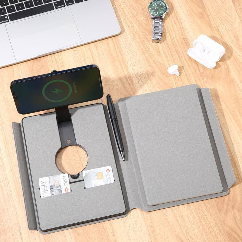 ONEX - CHANGE ZERO Recycled 10000mAh 15W MagSafe Wireless A5 Organizer 32GB - Grey