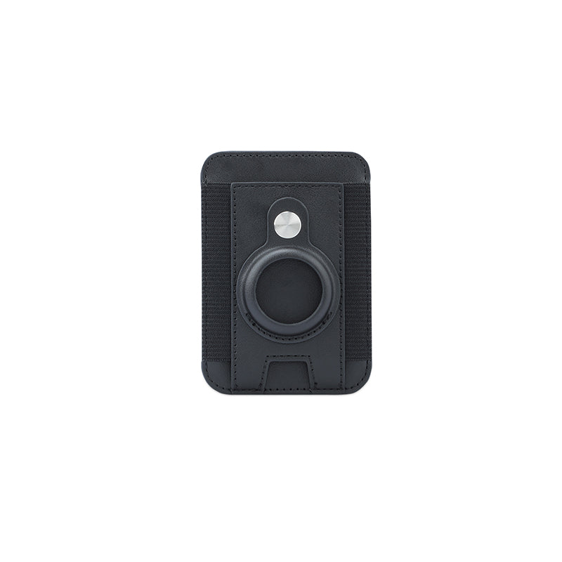 MARZ - Santhome® Magnetic Phone Cardholder with Santhome Tag Pocket - Black