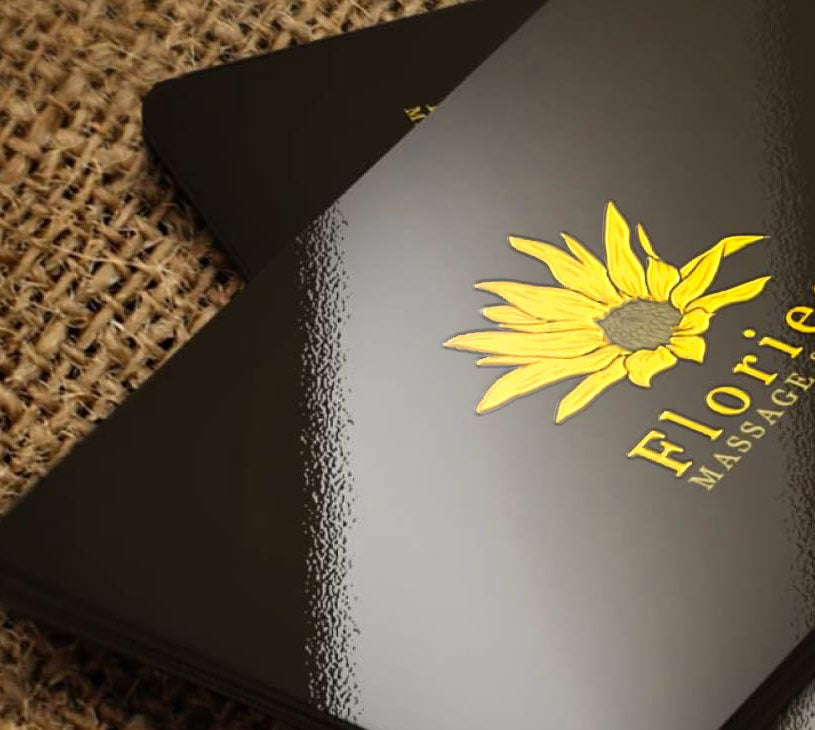 1000 business cards, rounded corner, gold foil PET glossy laminated 760 mic, printed in Dubai