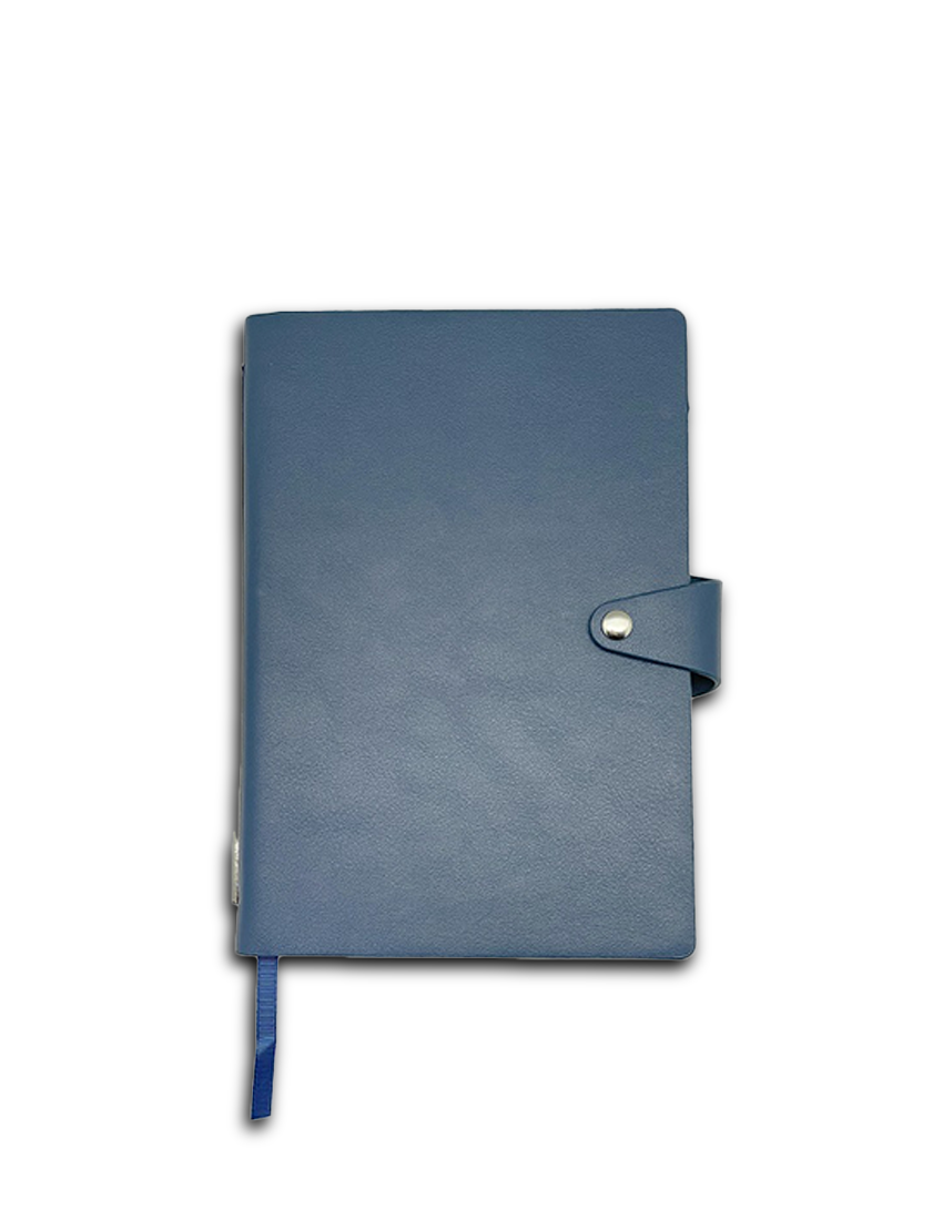 Chic Note Plus — A5 PU Notebook with 2-Year Calendar and Removable Rings