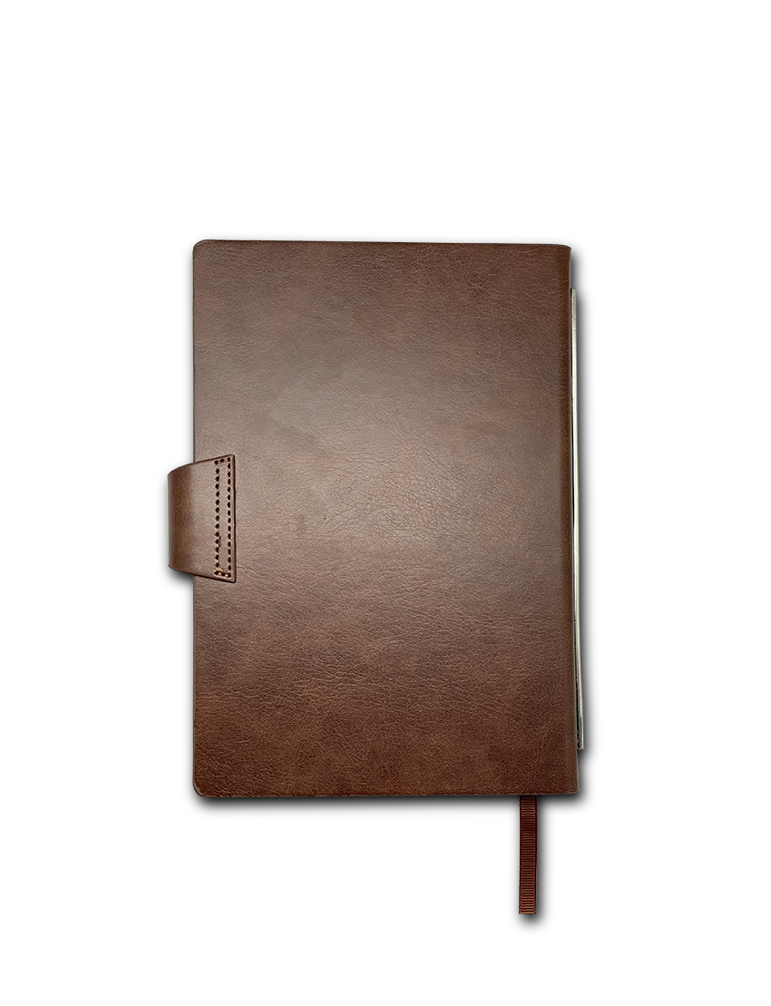 Chic Note Plus — A5 PU Notebook with 2-Year Calendar and Removable Rings