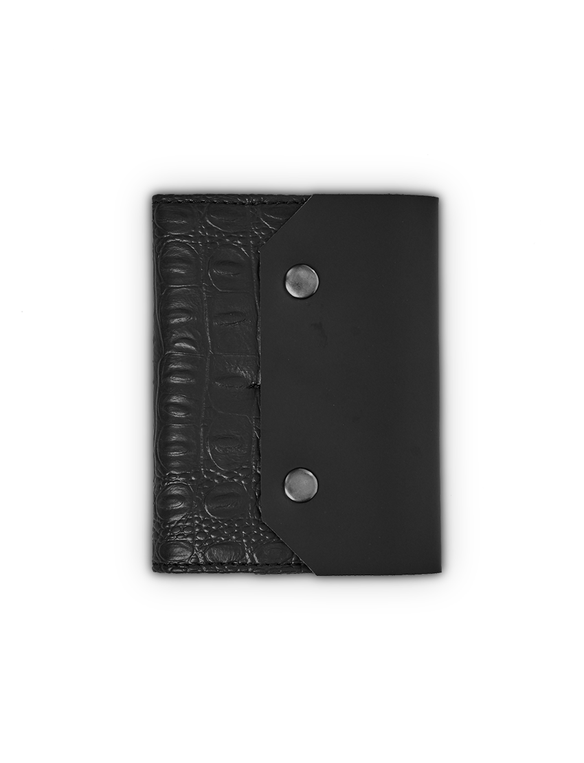 Croco Passport — Luxurious Crocodile Leatherette Passport Holder
