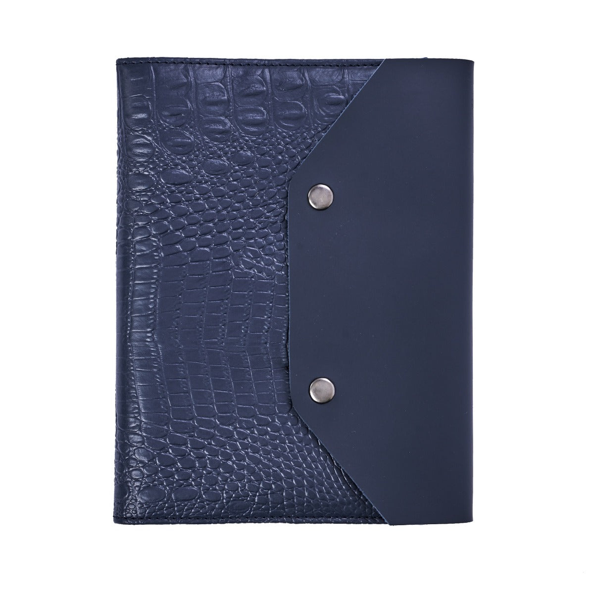 A5 Croconote — Elegant Crocodile Leatherette A5 Notebook Organizer