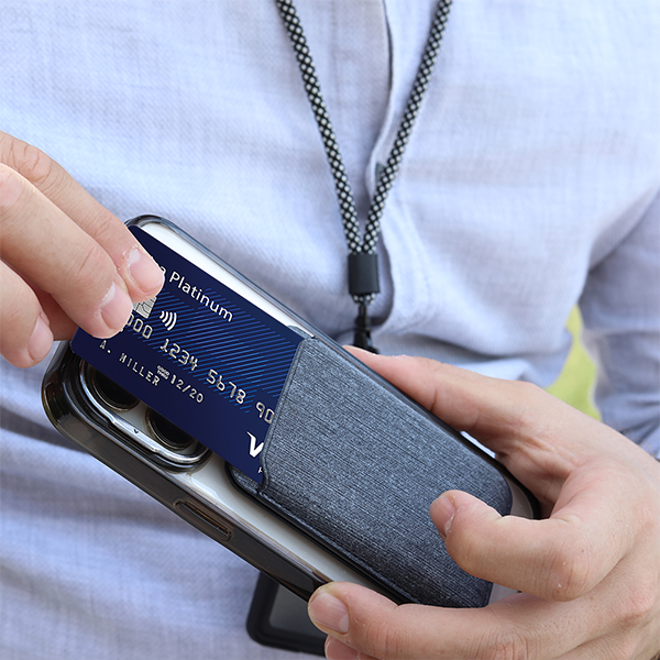 Ele Cardy — Elegant RFID Magnetic Card Holder &amp; Stand