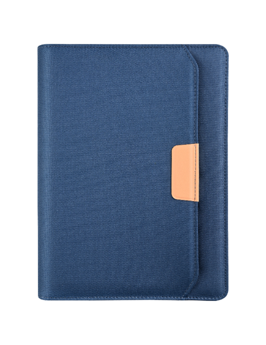 RPET B5 Portfolio — Notebook with Document Organizer and Zipper Closure