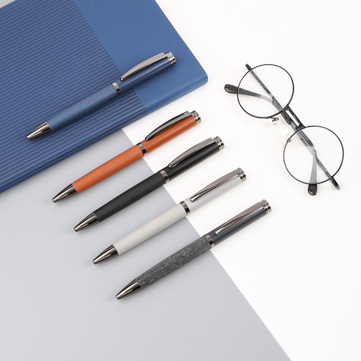 Deluxe Pen — Classy Metal Pen with PU Cover