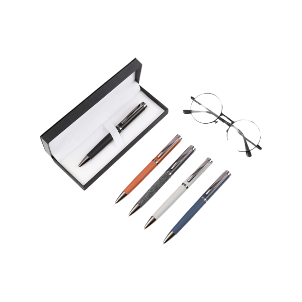 Deluxe Pen — Classy Metal Pen with PU Cover