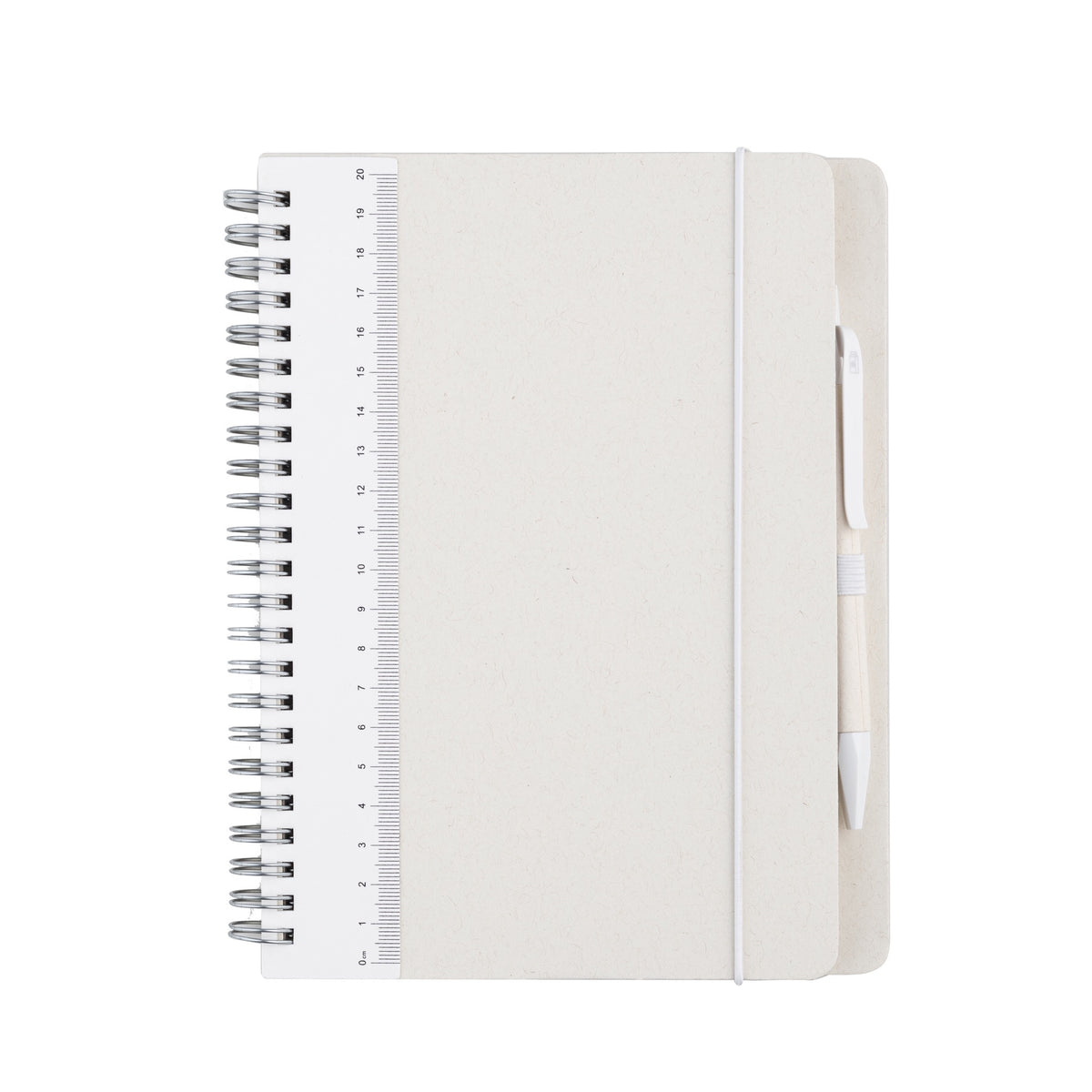 Milky Note — A5 Hard Cover Spiral Notebook