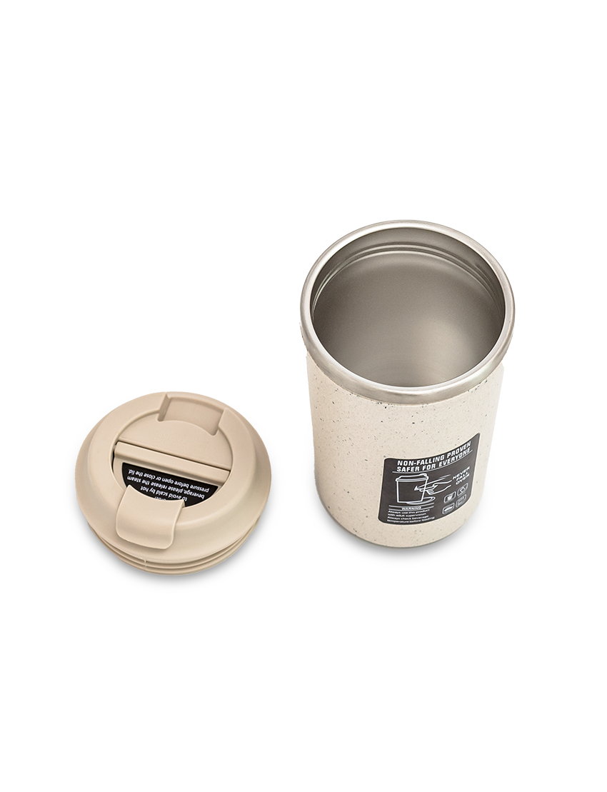 Cofi Mug — 350ml Eco-Friendly Double Wall Suction Mug