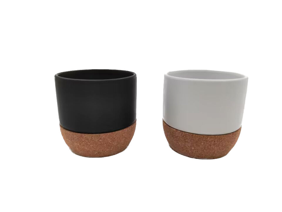 Cork Minicup — 140ml Stoneware Espresso Cup
