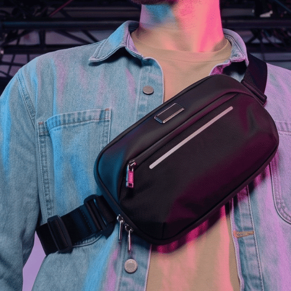 Voyage — Expandable Water-Repellent Chest Bag, Crossbody & Waist Bag