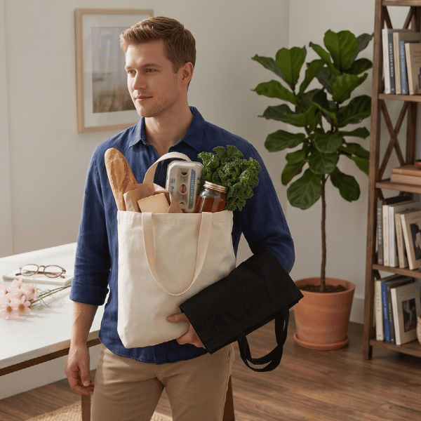 Carry Tote — Premium Canvas Tote Bag - 39×43cm