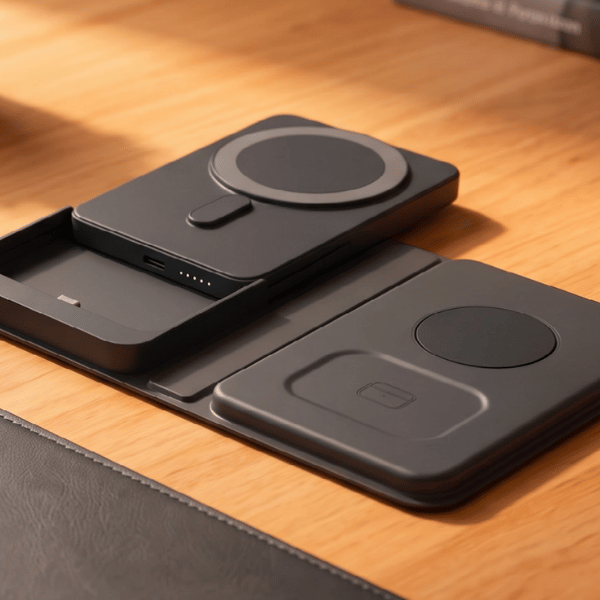 Modular — All-in-One Foldable MagSafe Charging Station with Detachable 5000mAh Power Bank