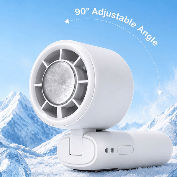 Icy Fan — Portable Rechargeable Neck & Handheld Cooling Fan