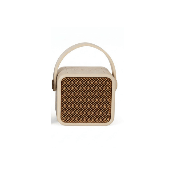 Charm Beige — Portable Bluetooth 5.4 Speaker with Carry Handle