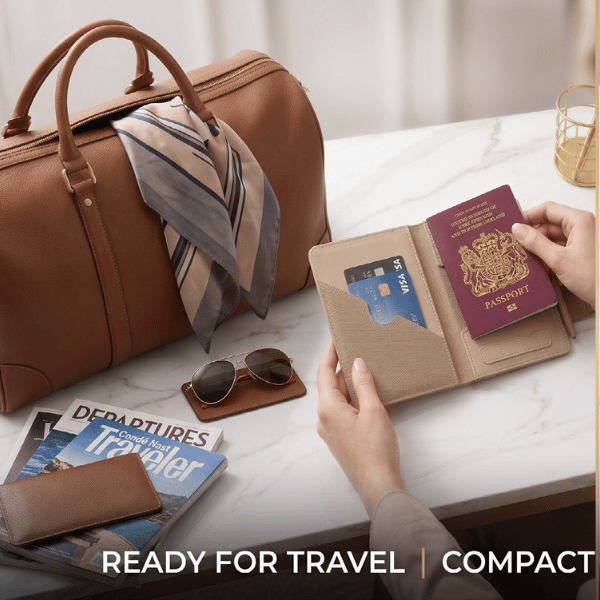 Passport Flappy — Corporate Travel Gift PU Leather Passport Holder