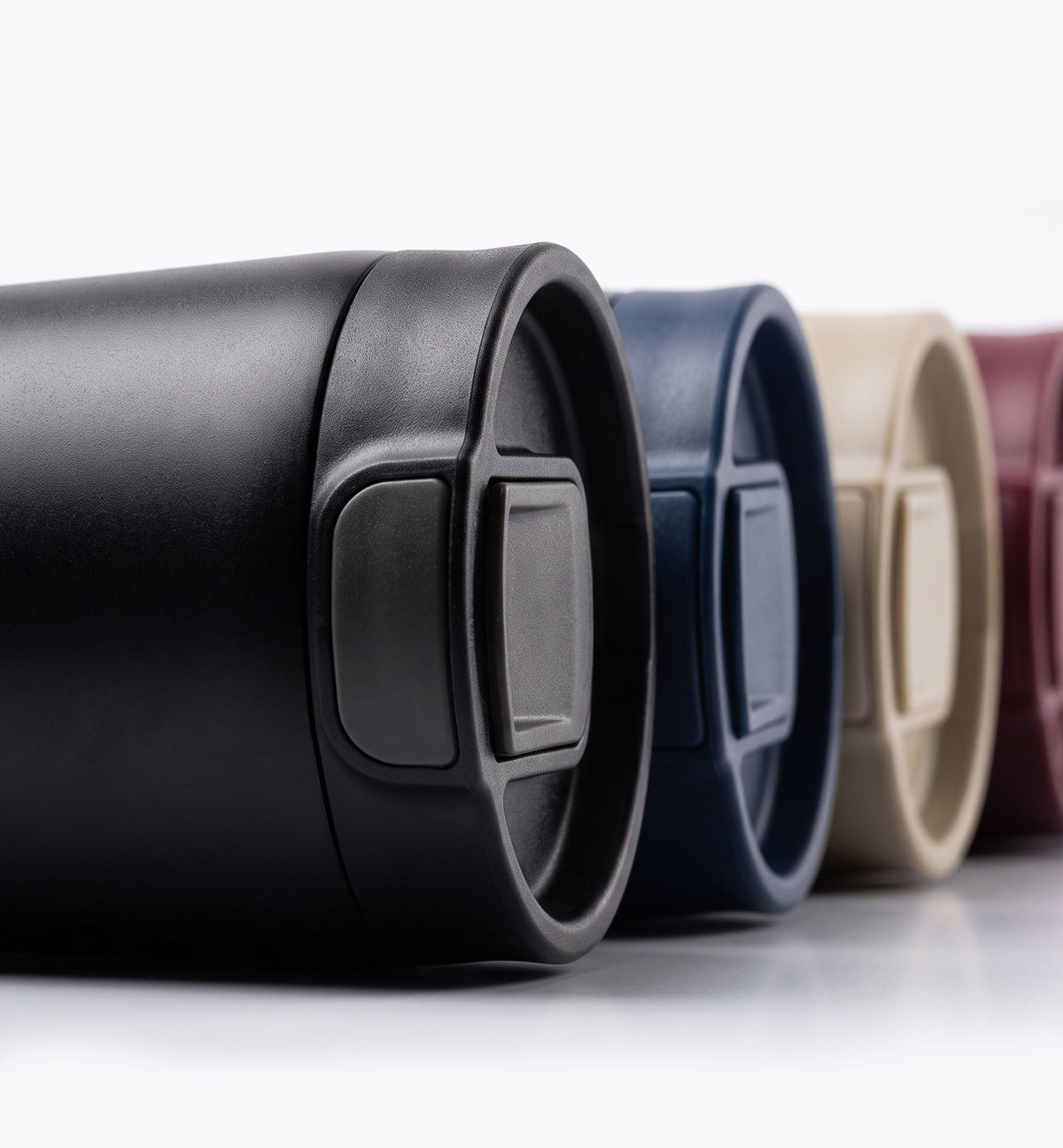 Tap Drink — 350ml NFC Smart Tumbler, Digital Branding Stainless Steel Travel Mug with Push-Button Lid