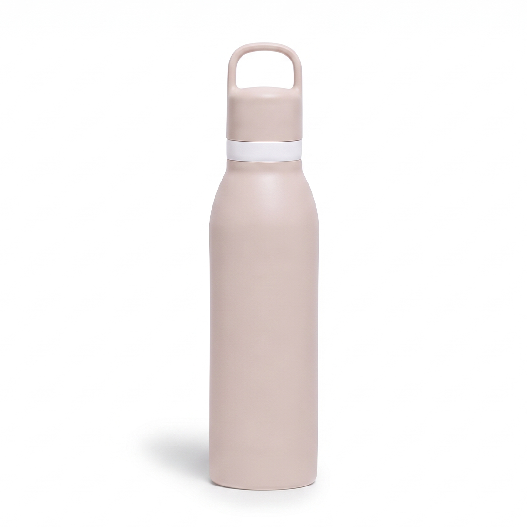 Grab&Sip — 530ml Stainless Steel Bottle, 2-in-1 Straw & Direct Sip