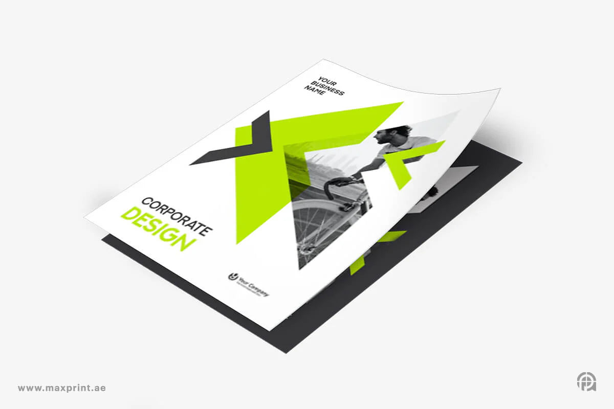 2000 Flyers A4 (20 x 29 cm), 170 GSM, Glossy Paper