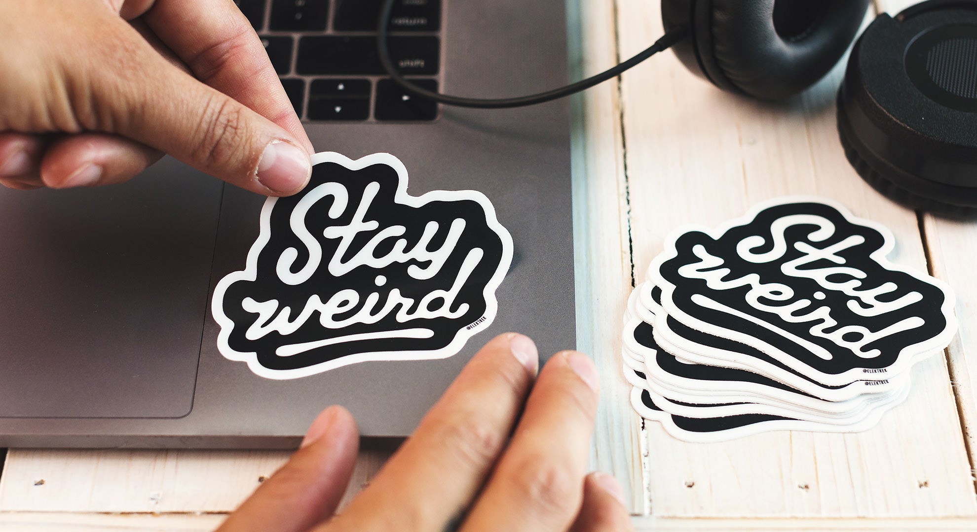 Paper stickers 7cm matt finish Dubai