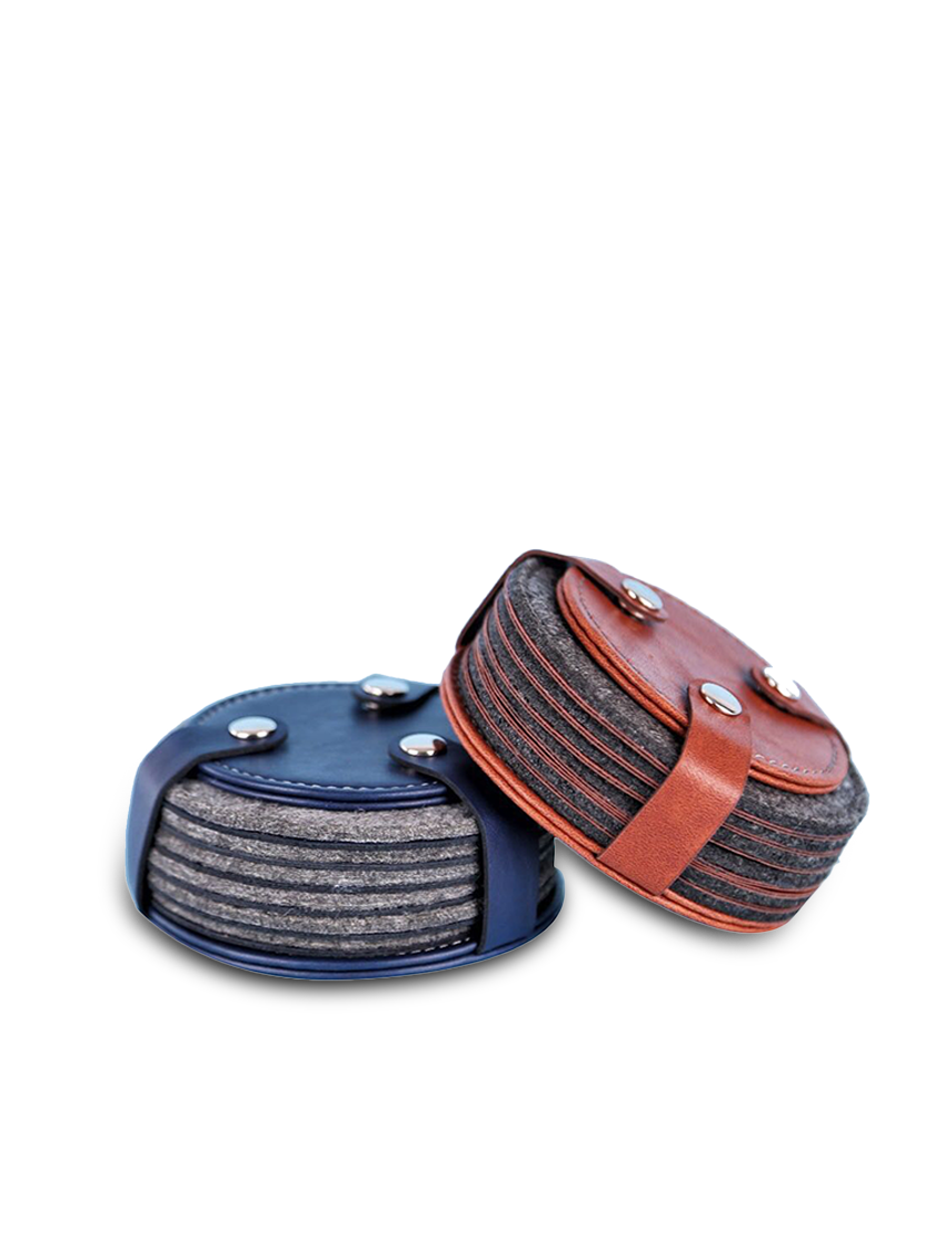 Happy Coaster — Fun Smiley Face Coasters Set