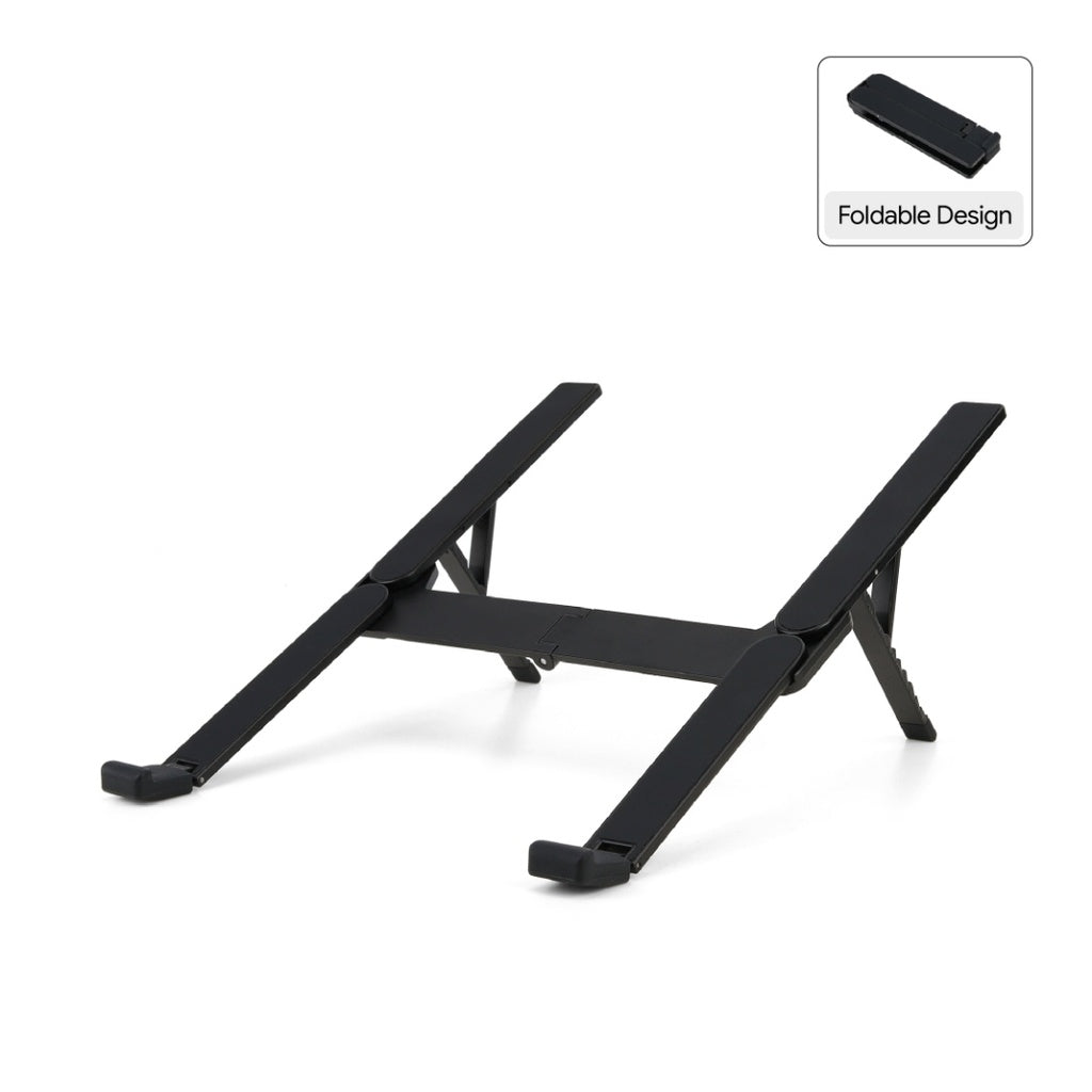 Malin — @memorii Portable Aluminium Laptop Stand - Black