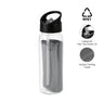 DEVON - Giftology RPET Cooling Towel in RPET Bottle 800 ml - Black