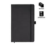 BARON - Santhome Expanded A5 Hard Cover Notebook - Black