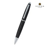 Cross Calais™ Matte Black with Polished Chrome Appointments Ballpoint Pen (Blue Ink)