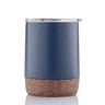 GOUDA - Hans Larsen Vacuum Mug With Cork Base - Blue
